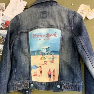 “Venice Beach” Denim Trucker Jacket